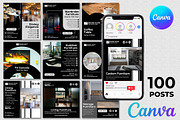 Indoor Social Media Canva Template, a Social Media Template by Mohammad Sarfaraz (Thumbnail 1 of 10)