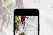 4x9 Menu & 3.5x2 Place Card Mockup, an Advertising Mockup by Serenefeeling (Thumbnail 6 of 7)