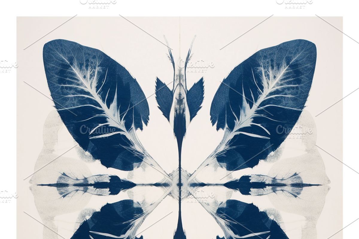 Cybo Collection · Cyanotype Botanics, a Texture Illustration by milatovar (Photo 19 of 19)