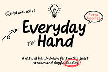 Everyday Hand – Natural Handwritten