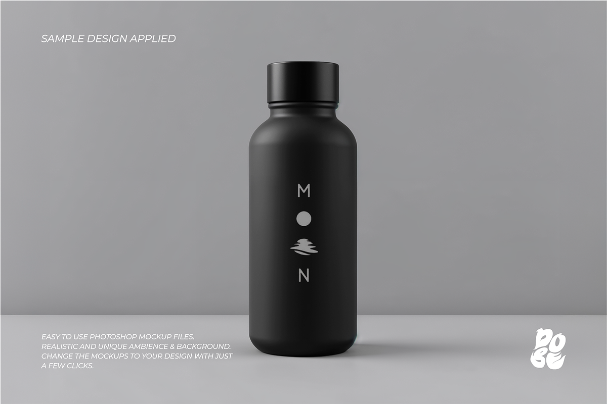 Black Tumbler Mockup Set, a Cups & Container Mockup by DOBE Studio (Photo 6 of 7)
