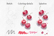 Watercolor Procreate Brushset, a Brush Add-On by Eves_Aquadreams (Thumbnail 4 of 5)