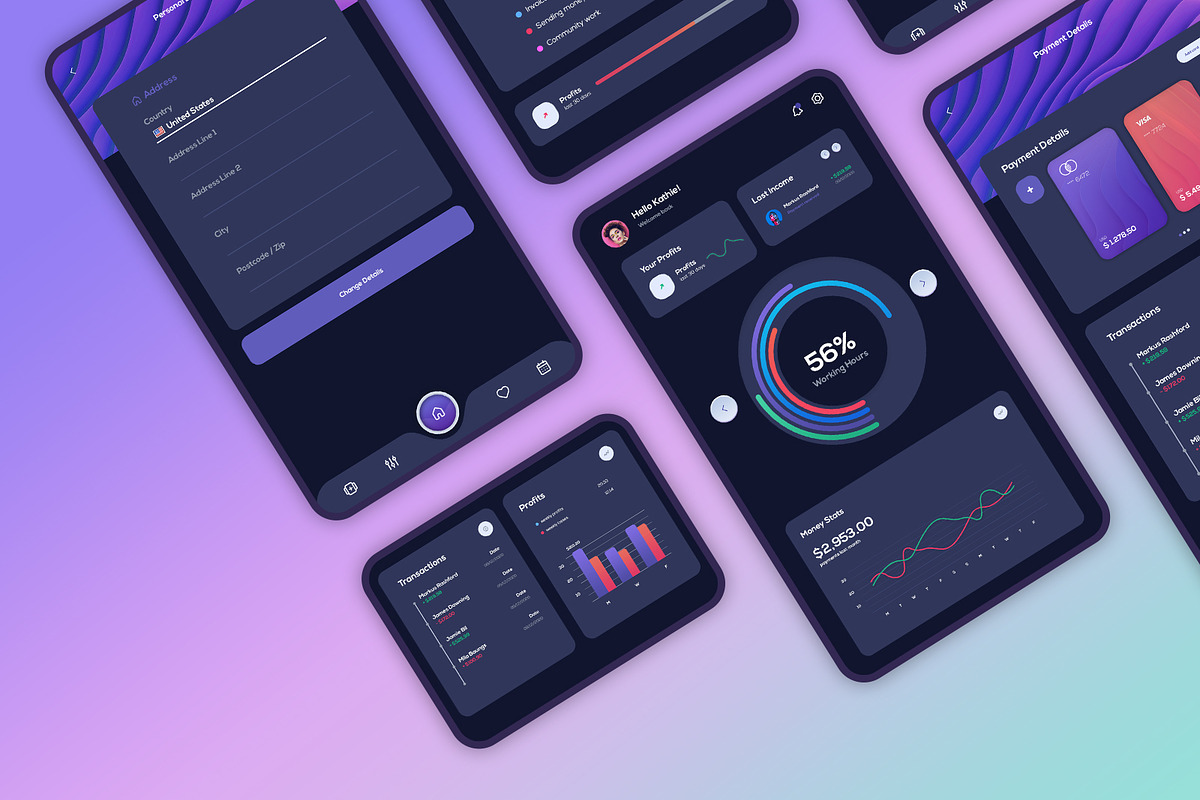 Dynamic Payments UI Kit, a Templates & Theme by KL-Webmedia (Photo 7 of 11)