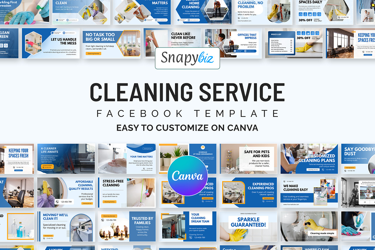 Cleaning Business Facebook Design