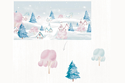 Christmas Candy - Backdrop, an Illustration by Lolytop Studio (Thumbnail 2 of 5)