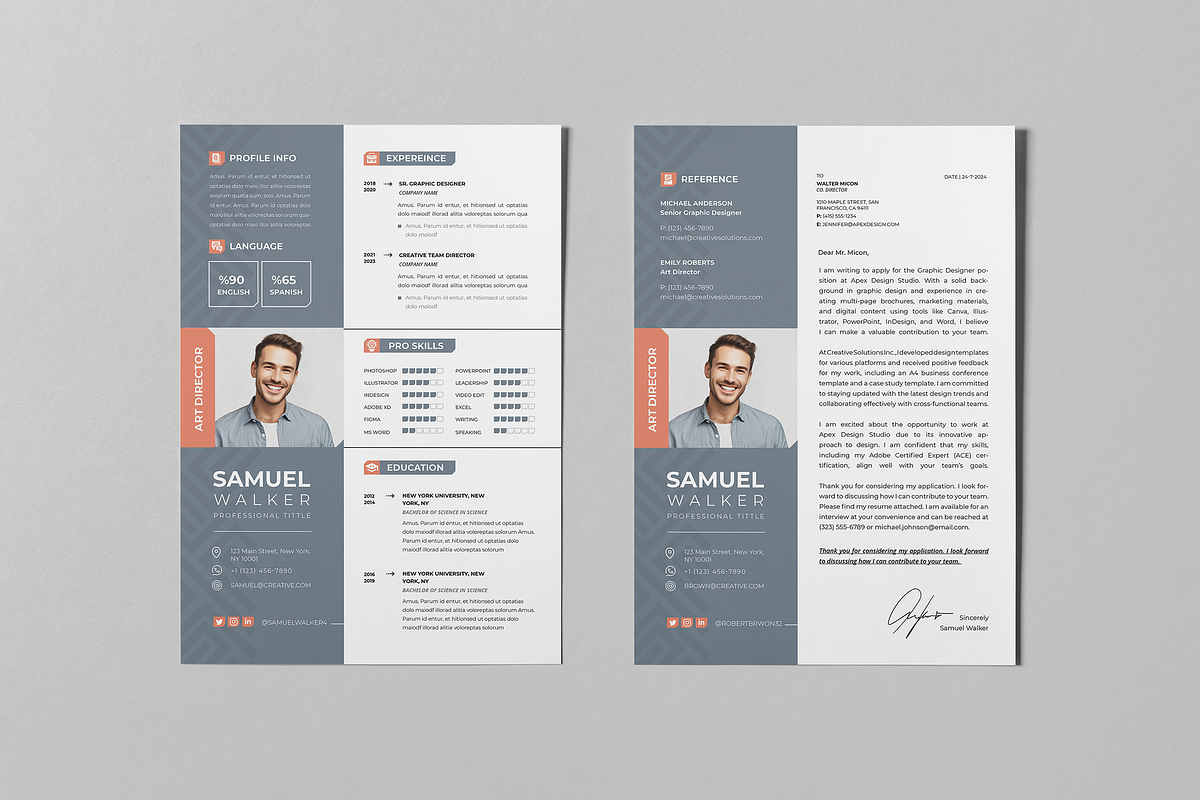 Resume / CV Word | Canva, a Resume Template by Template Zone (Photo 4 of 7)