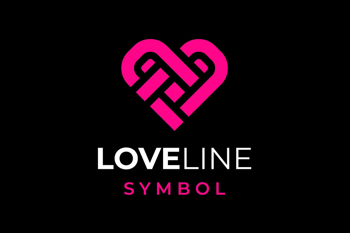 Love Heart Romance Logo, a Branding & Logo Template by Buqancreative (Photo 2 of 4)
