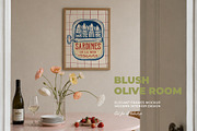 Blush Olive Room Frames Mockups, a Household Mockup by Muse Mockups (Thumbnail 2 of 19)