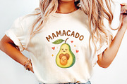 Mamacado PNG, Cute Avocado Mom Art,, an Illustration by SharpMarketplace (Thumbnail 3 of 9)