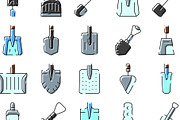 Shovels spades and trowels vector, an Object Graphic by pikepicture (Thumbnail 3 of 3)