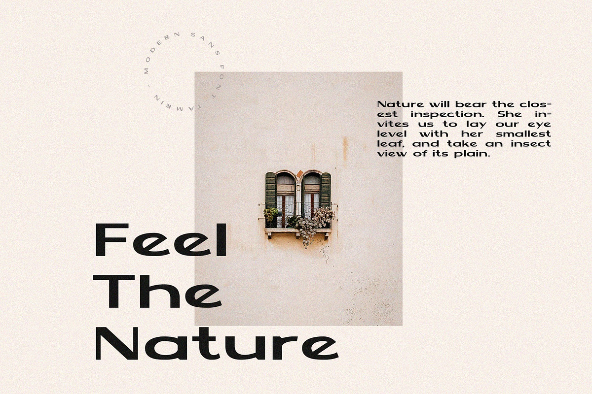 TAMRIN - Modern Sans Font, a Sans Serif Font by Graphicfresh (Photo 10 of 11)