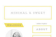 Blog Branding Kit: Minimal & Sweet, a Graphic by TheBlogLoft (Thumbnail 2 of 2)