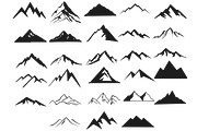 Mountain Range Set 3 Procreate Brush, a Brush Add-On by Disasterology Ink (Thumbnail 5 of 10)