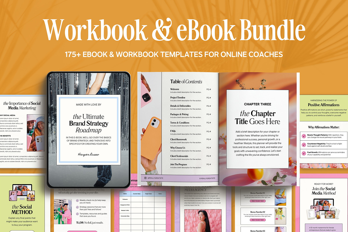 eBook + Workbook Coach Bundle CANVA, a Marketing Template by Fallon Gerst (Photo 1 of 30)