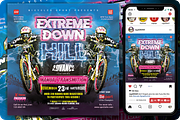 Downhill Sport Event Flyer, a Flyer Template by regalDRAW (Thumbnail 1 of 6)