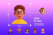 3D Avatar Job Professions, a Characters & Person 3D Model by Monstersvisual (Thumbnail 2 of 6)