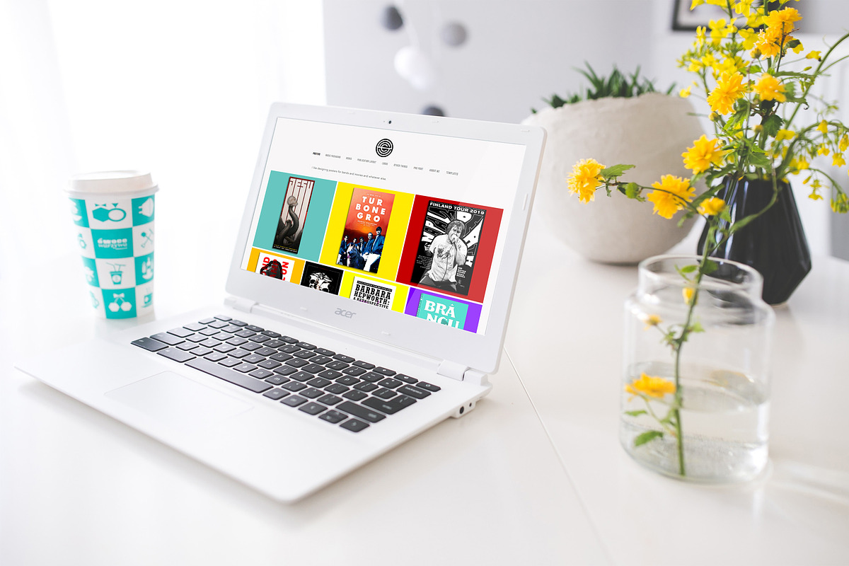 Laptop Mockup, a Presentation Template by Evan Schlomann (Photo 2 of 2)