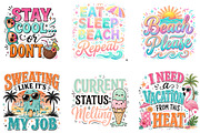 Summer Quote Clipart Bundle, a Seasonal Illustration by OK Design (Thumbnail 3 of 6)