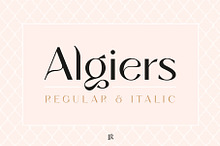 Algiers - A Modern Sans Serif