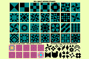 Procreate Quilt Creator Brush Set, a Brush Add-On by AlwaysBeColoring (Thumbnail 2 of 12)