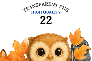 22 Cozy Autumn Clipart, an Illustration by Pati Charm Studio