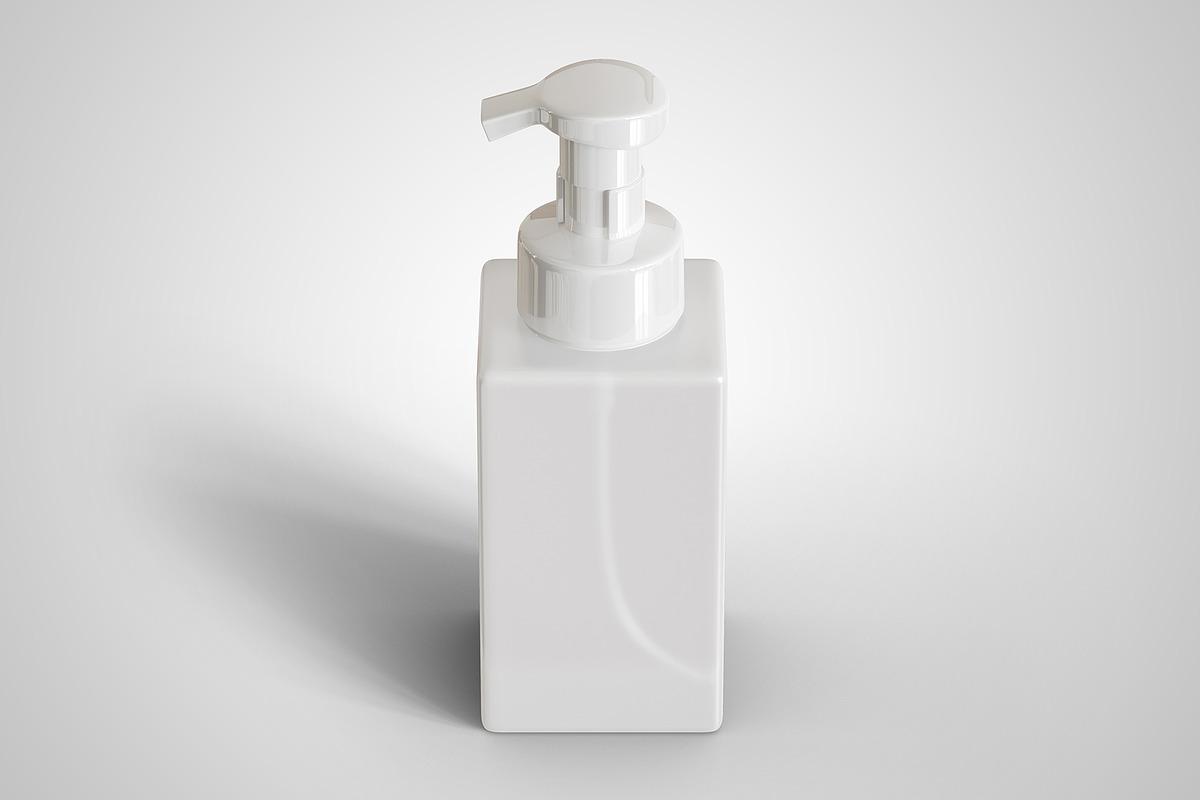 Soap Dispenser Square Bottle Mockup, a Packaging Mockup by Muhazdinata (Photo 12 of 18)
