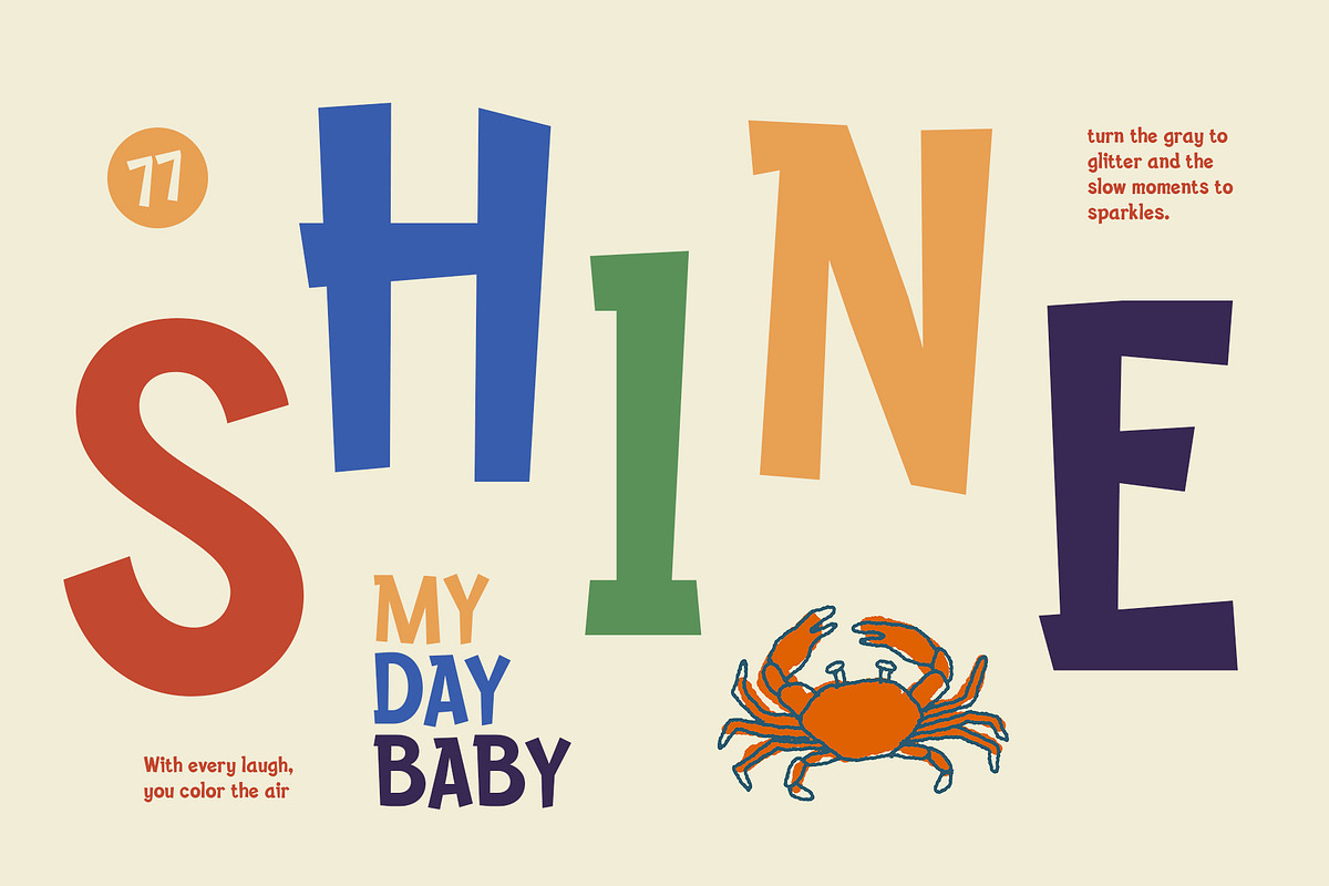 CS Squid – Cute Font, a Sans Serif Font by Craft Supply Co. (Photo 3 of 8)