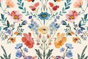 VINTAGE BLOOM Motifs Seamless Bundle, a Texture Illustration by RefinedFantasyStudio (Thumbnail 8 of 9)