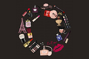 Digital watercolor perfume&cosmetics, an Illustration by Art Loft (Thumbnail 9 of 17)