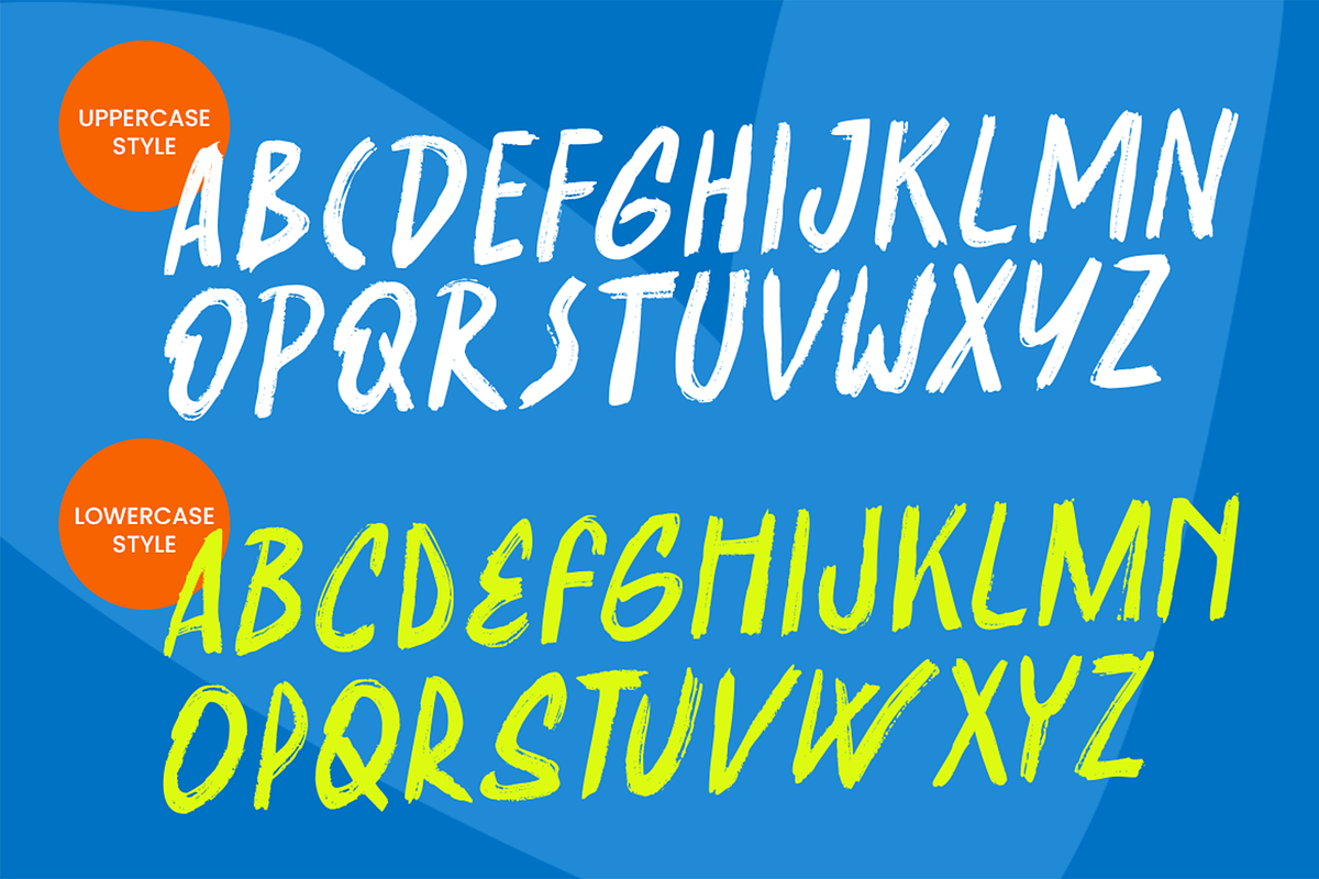 Summer Lagoon - Brush Display Font, a Handwritten Font by Pekotype (Photo 3 of 15)