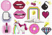 Sweet Pixel Art Clipart Collection, an Education Illustration by Dapper Dudell (Thumbnail 2 of 3)