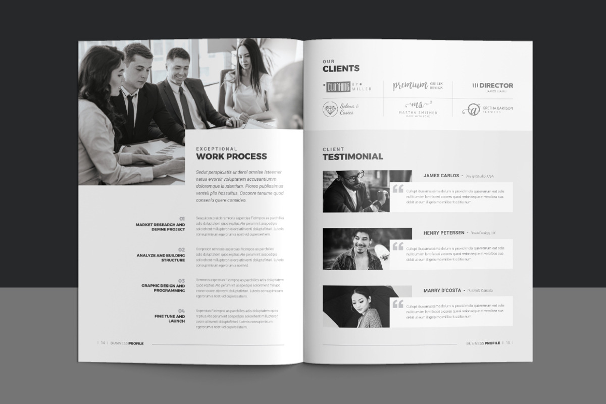 Company Profile Brochure, a Brochure Template by DesignJanala (Photo 8 of 10)