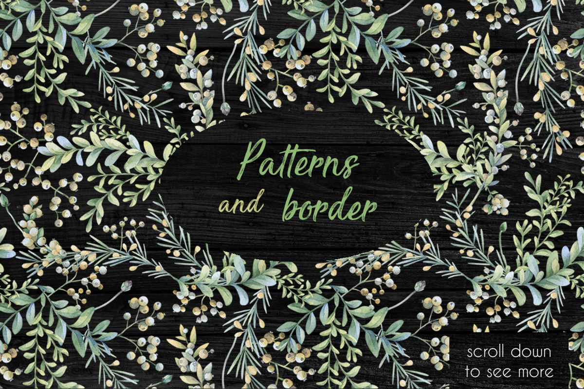 Romantic garden. Watercolor cliparts, an Illustration by Anastasia Koba (Photo 5 of 11)