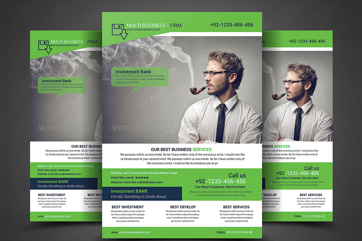 Capital Firm Business Flyer, a Flyer Template by AfzaalGraphics (Photo 1 of 4)