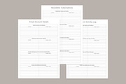 Sign up Planner Pages Set V-01, a Stationery Template by shahsoft (Thumbnail 3 of 3)
