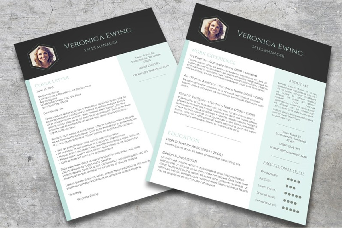 Honeycomb CV + Free Cover Letter, a Resume Template by Visual Impact (Photo 2 of 2)
