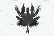 Ink Blot Tests (Rorschach Test), a Texture Graphic by Little Fonts (Thumbnail 1 of 5)