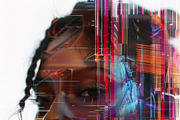 90 Glitch faces, a Person Illustration by Handmadefont (Thumbnail 32 of 94)