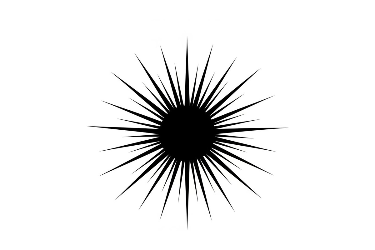 Abstract Sunburst Silhouette Set, a Graphic by hafijul (Photo 3 of 11)