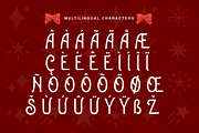 Snow Lits Christmas Holiday Display, a Font by Cloverons (Thumbnail 11 of 13)