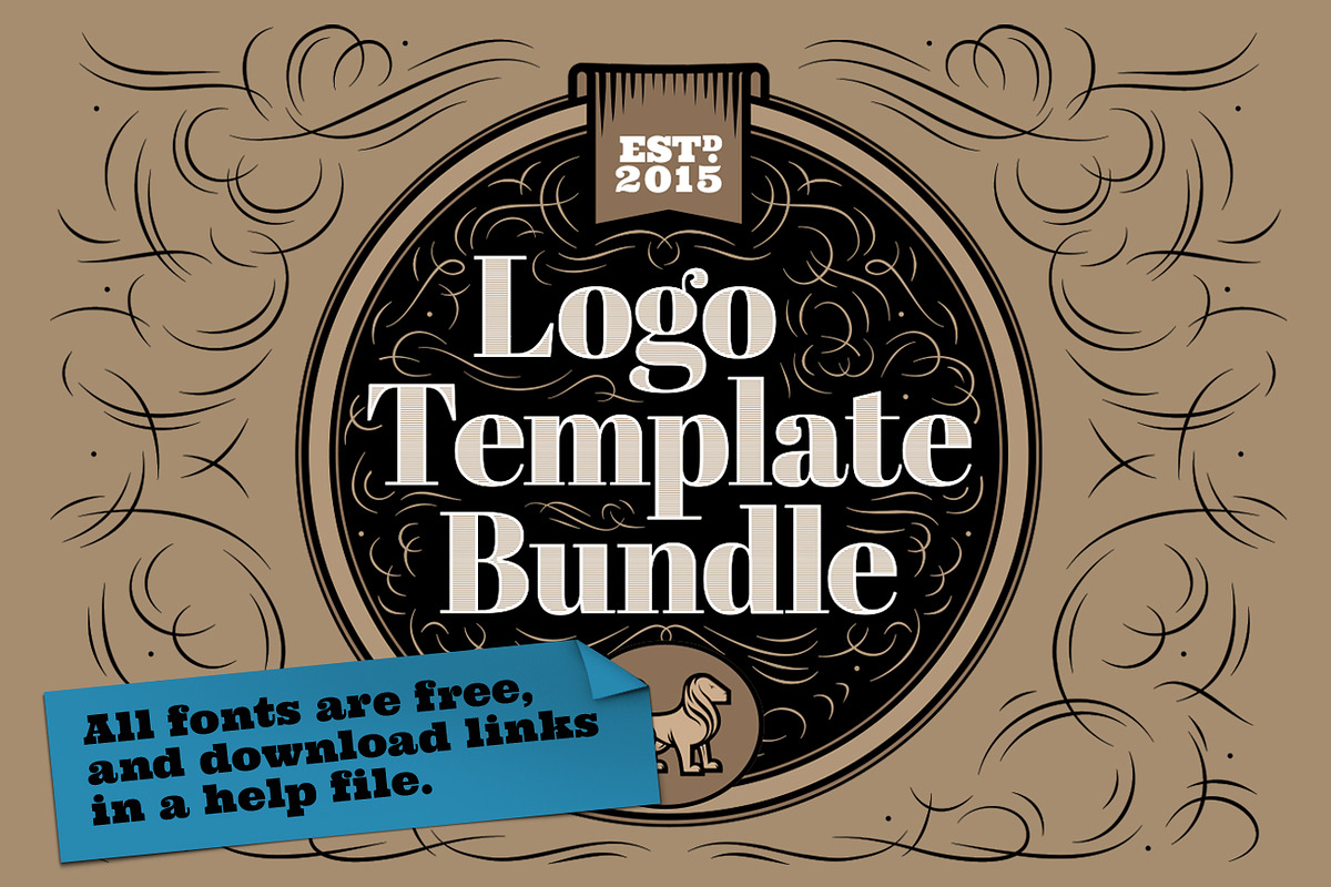 Logo Template Bundle, a Branding & Logo Template by verywell (Photo 1 of 7)