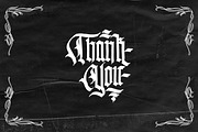 Blackletter brush - Procreate, a Brush Add-On by AspekHndz (Thumbnail 6 of 6)