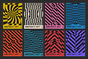 80 MODERN GEOMETRIC VECTOR POSTERS, a Texture Graphic by craftlove (Thumbnail 14 of 14)