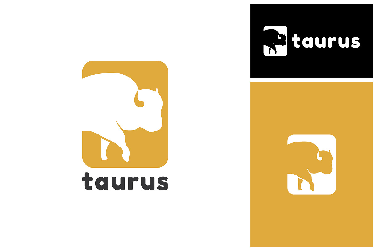 Bull Buffalo Taurus Logo, a Branding & Logo Template by Atlantis X Nurman Arbai (Photo 2 of 2)