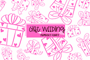 Gift Weeding | Symbols Fonts, a Symbol Font by Sirinart (Thumbnail 1 of 7)