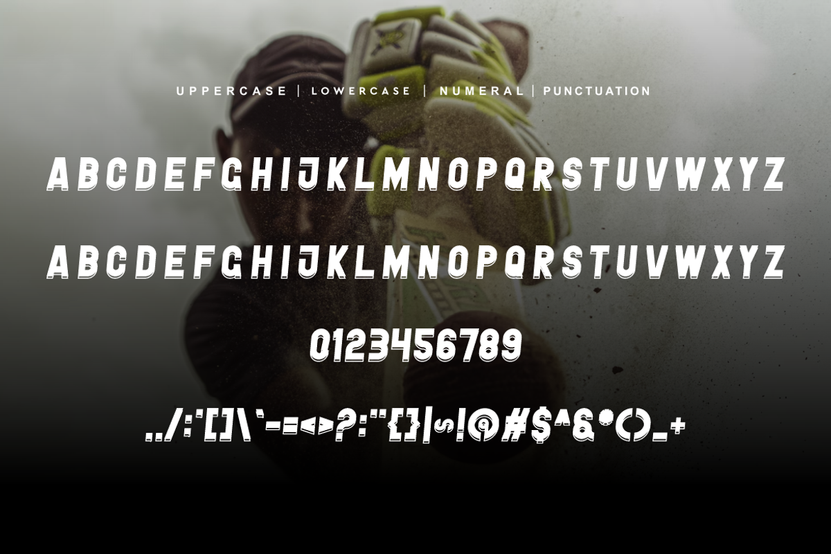 Sportgen - Gym Sport Display Font, a Sans Serif Font by QR Design Studio (Photo 4 of 6)