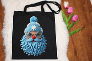 Crochet Christmas Faux Yarn Santa Pn, an Illustration by designcity5 (Thumbnail 5 of 8)