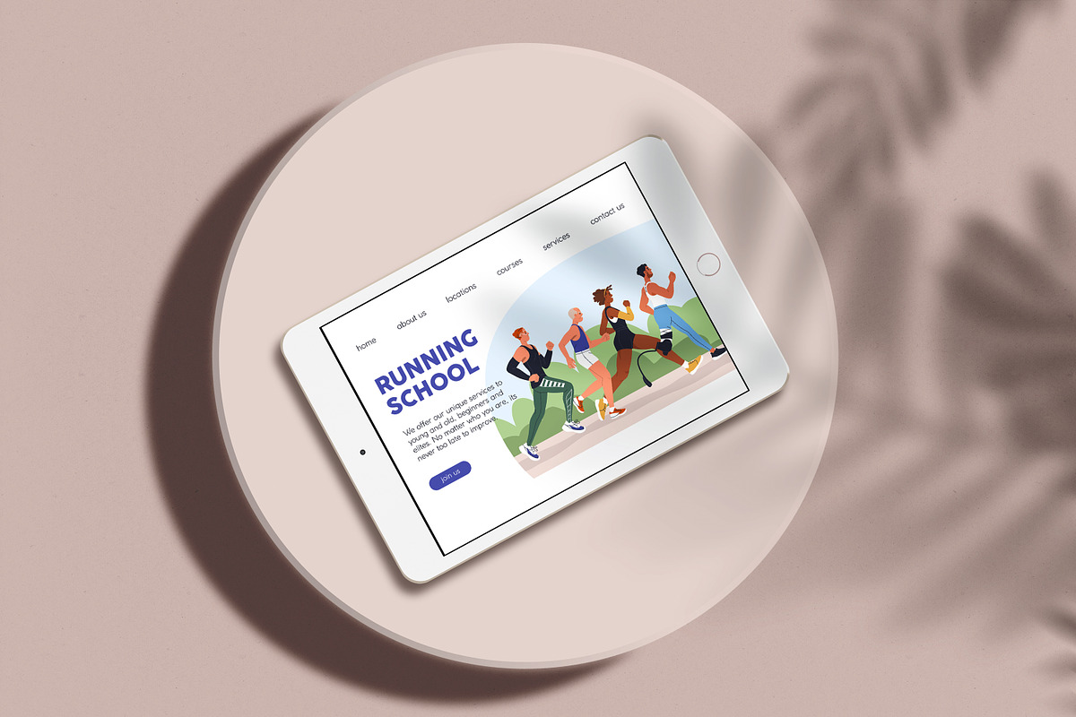 People jogging, running, doing sport, a Sport Illustration by Good Studio (Photo 8 of 8)