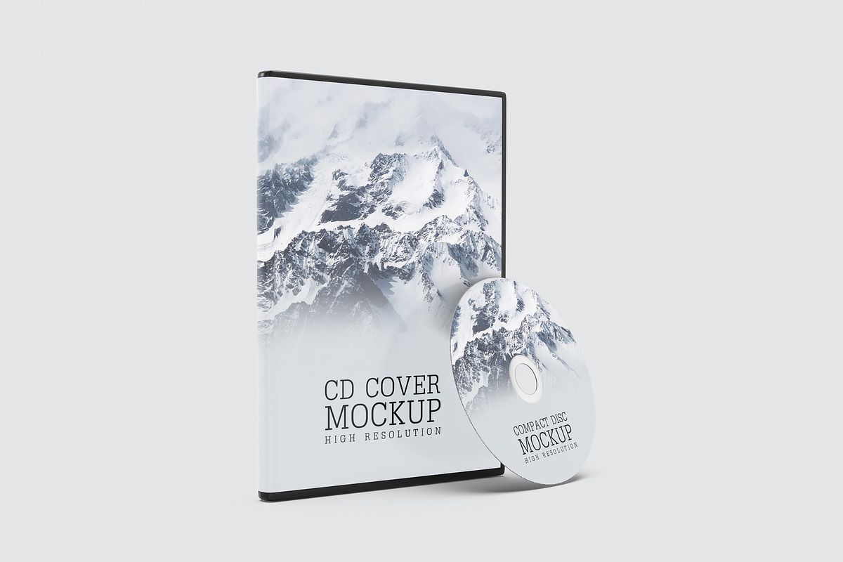CD & Cover Mockup, a Product Mockup by ZAAS (Photo 9 of 17)
