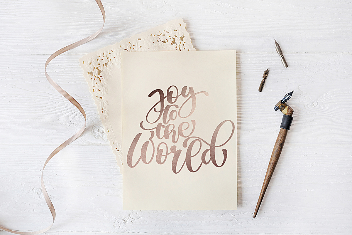 Letter mock up with smart, a Print Template by Happy Letters